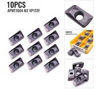 Cutting Edge Technology 10pcs of APMT1604PDERM2 carbide inserts that in various machining scenarios