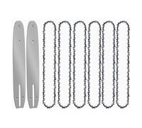 Cutting Efficiency 12 Inch Chainsaw Chain with 45 DL 3/8" Low Pitch 0.050" Thick Guide Tooth Electric Saws Charging Saw(12-inch Set7)