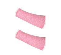 Cutting Gloves, 1 Pair Level 5 Cut Burn Resistant Sleeves, Arm Protection, Forearm Protectors, Thin Skin Bruising Working Guards(Rosso,M)