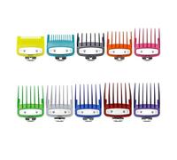 Cutting Guide Comb Hair Clipper Limit Comb with Metal Clip | ,Compatible For WAHL,1.5/3/4.5/6/10/13/16/19/22/25MM G0717(Colorful 10pcs Baged)