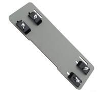 Cutting Machine Base Plate with Positioning Guide Rail for Hand Saws and Die Cutting Machines, 295x90x8mm Plastic Bracket with 4 Fixing Screws for