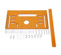 Cutting Machine Base Plate Woodworking Tools 90° Flat 45° Angled Cutting Durable Engineering Plastic Board 28 X 15cm for Woodworkers DIY Enthusiasts