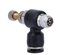 Cutting Machine C02 Air Assist Nozzle For Cutter, Nozzle Gas Valve (Trachea 6mm/thread diameter 9.7/adjustable)