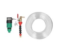 Cutting Machine Dust Remover Water Sprayer 5m Hose Angle Grinder Cutter Nozzle Misting System Flexible Plastic Nozzle Stainless Steel Bracket Efficient Cleaning Easy Installation f