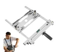 Cutting Machine Edge Guide Positioner, 12.6 Inch Adjustable Circular Saw Guide with Level, Stainless Steel Circular Saw Accessories Track