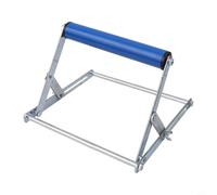 Cutting Machine Material Support Bracket, 55-135 mm Height Adjustable, Folding Metal Stand for Workshop Cutting Lift Tables and Workbenches(Blue)