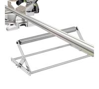 Cutting Machine Work Support Stand, Height Adjustable Stainless Steel Saw Table, Rustproof Foldable Attachment, Ideal for Workshop, Jobsite, Garage, Woodworking Tasks