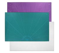 Cutting Mat A1 Cutting Mat Double Color Heigl 35.43‘’ * 23.62” Double-Sided PVC Multi-Purpose Self-Healing Paper Pad(Green Green)
