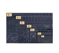 Cutting Mat A2/A3/A4/A5 Multifunctional Cutting Mat Double Sided Self Healing DIY Handicraft Art Engraving Board Large Paper Carving Pad(A3)