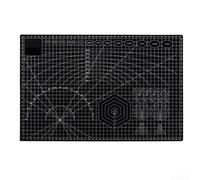 Cutting Mat, A2/A3/A4/A5 Sizes, Double-Sided Engraving Pad with Clear Scale, Self-Healing for surface for Quilting and Crafting, Washable Green Board(A-3 black)