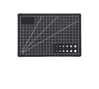 Cutting Mat A5 Self Healing Cutting Mat Double Sided Small Great for Scrapbooking Quilting Fabric Sewing Crafts Projects(A5 Black)