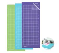 Cutting Mat for Cricut Joy, 3 Pcs 4.5" x 12" Non-Slip and Durable Cutting Mat (StandardGrip, LightGrip, StrongGrip), Adhesive Sticky Cutting Mats for Cricut Joy Accessories(Green, Blue, Purple)