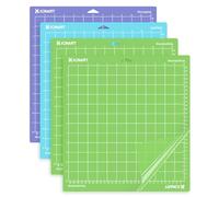 Cutting Mat for Cricut Maker 3/Explore 4/Air 3/Air 2/Maker, 12x12 Inch, 4 Pack, Variety Grip Adhesive, Non-Slip, Durable, 2 Green/1 Blue/1 Purple