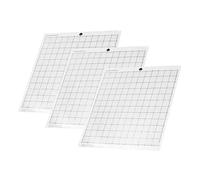 Cutting Mat for Silhouettes Cameo,12X12 inch Adhesive Sticky Cutting Mats, Flexible Replacement Vinyl Cutting mat for Craft Sewing, Pack of 3