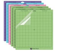 Cutting Mats 6 Pack Cutting mat Set, Permanent Vinyl Cutting mats for Explore One/Air/Air 2/Maker, 12x12 inch for All Cutting Machines