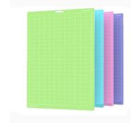 Cutting Mats for Cricut, 4Pcs Cutting Mat for Cricut Explore One/Air/Air 2/Maker (StandardGrip, LightGrip, StrongGrip, FabricGrip) Non-Slip Durable Craft Mat Replacement Accessories for Cricut (A)