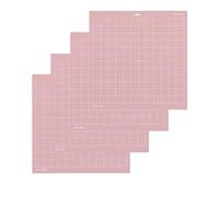 Cutting Mats for Cricut, 4Pcs Cutting Mat for Cricut Explore One/Air/Air 2/Maker (StandardGrip, LightGrip, StrongGrip, FabricGrip) Non-Slip Durable Craft Mat Replacement Accessories for Cricut (D)