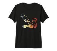 Cutting Meat Retro Look Steak Lover Butchery Premium T-Shirt