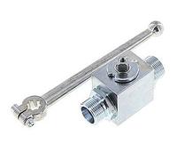 Cutting Ring 14 S 2-Way Hydraulic Steel Ball Valve