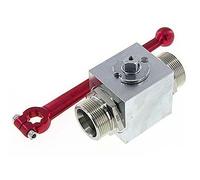 Cutting Ring 38 S 2-Way Hydraulic Steel Ball Valve
