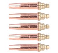 Cutting Tips 5 Pcs Split Isobaric Gas Welding Nozzles for Machine Consumables Suitable for Automobile Engineering Machinery (G03-4#)