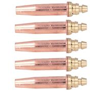Cutting Tips 5 Pcs Split Isobaric Gas Welding Nozzles for Machine Consumables Suitable for Automobile Engineering Machinery (G03-5#)