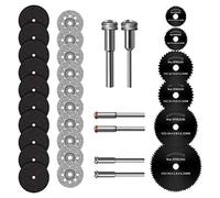 Cutting Wheels for Dremel, Cutting Disc Set for Rotary Tool Accessories, Mini High Speed Steel Saw Blades, Diamond Resin Cutting Wheels with 1/8" Shank, for Wood/Metal/Plastic/Glass/Stone/DIY-Craft