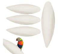 Cuttle Bone For Birds, 4Pcs Parrots Chew Toys, Natural Cuttlefish Bone, Cuttle-Bone Parrots Toys, Nutritional Supplementation, Budgies Treats For Cage Birds Sparrow Reptiles, Tortoise Accessories