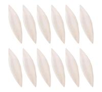 Cuttlefish Bone - 12 Pieces Parakeet Nibbler, Cockatiel Calcium Source, Parrot Pecking Block, Canary Trimming Tool | Healthy Mineral Rich Beak Maintenance Teether For Budgies & Tropical Birds