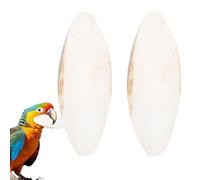 Cuttlefish Bone for Birds | 2 Pieces Cuttlefish Bone for Birds | Sharpening Stone for Parakeet Cockatiel Canary Lovebird Parrot 15-20cm