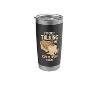 Cuttlefish I'm Only Talking to Ocean Animals Cuttefish Lover Stainless Steel Insulated Tumbler