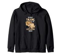 Cuttlefish I'm Only Talking To Ocean Animals Cuttefish Lover Zip Hoodie