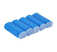 Cuttte 500pcs Blue Synthetic Fine Flexible Bristle Micro Brushes, 2.5mm, Eyelash Applicator for Latisse & Makeup Application