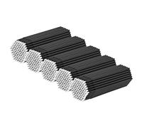 Cuttte 500PCS Disposable Micro Swabs for Eyelash Extension, Micro Applicators Eyelash Swabs for Makeup Application Black (Head Diameter: 2.0mm)