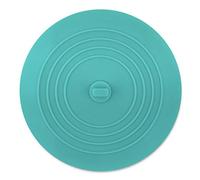 Cuttte Silicone Bathtub Drain Stopper, 6 Inches Large Bath Tub Stoppers, Flat Suction Drain Cover, Bathtub Plug for Kitchen, Bathroom and Laundry (Aqua)