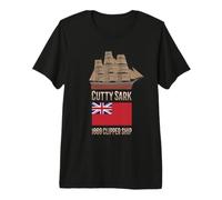 Cutty Sark British 1869 Sailing Ship Premium T-Shirt