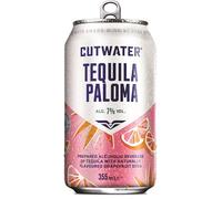 Cutwater Tequila Paloma Canned Cocktail, 12 x 355ml Cans, 7% ABV - Ready-to-Drink, Premium Tequila Mixed Drink