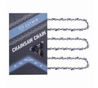 Cutwin 3 Pack 10 Inch Chainsaw Chain CW-R40 3/8" LP Pitch .050" Gauge 40 Drive Links, UL Approved Replacement Low-Kickback Chainsaw Blade Fits Most Chainsaw Brands