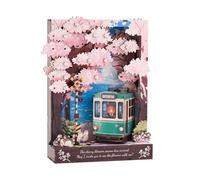 Cutywood 3D Wooden Puzzles for Adults - Cherry Blossom DIY Arts Craft Kits with LED Light, 3D Crafts for Adults, Birthday or Christmas Valentines Gifts for Her, Girls, Women, Friends, Family