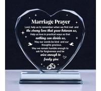 Cutywood Wedding Gifts for Bride and Groom, Crystal Engraved Engagement Gifts for Her Him, Anniversary Wedding Gifts for Couple, Mr and Mrs His and Hers Gifts for Valentines Day Birthday Christmas