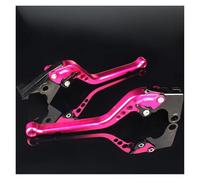 Cuuofireo Motorcycle Clutch Brake Lever for Royal for Enfield for Guerrilla 450 2024 2025 Aluminum Adjustable Brake Clutch Levers Lever Handle Accessories(177mm Pink)
