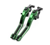 Cuuofireo Motorcycle Clutch Brake Lever for SYM GTS125 200 250 300 for JOYMAX 125i 200i 250i 300i Motorcycle CNC Adjustable 5D Brake Clutch Lever(Green Black)