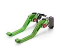 Cuuofireo Motorcycle Clutch Brake Lever for Yfs 200 for Blaster 1990-2002 Adjustable 3D Motorcycle Brake Clutch Lever Aluminum Motorbike(Long Green)