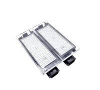 Cuuofireo Number Plate Light For Clio MK III For Laguna II Vel For Satis 2006 Car 2 Pin LED Lamp Kit 2pcs 18LEDs 13.5V Number License Plate Light