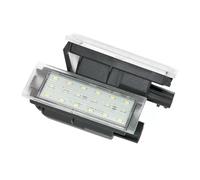 Cuuofireo Number Plate Light For Dacia For Duster For Logan For Sandero 2007-2020 2PCS Xenon White LED License Number Plate Light Bulb Lamp Assembly Car Accessories