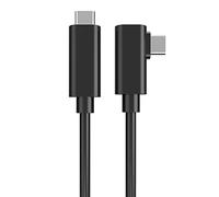 Cuxnoo VR Streaming Link Cable Compatible for Oculus Quest, Virtual Reality Headset Cable Angle USB 3.2 Gen1 C-C High Speed Data Transfer, Fast Charging Cord, 4.7 Meters