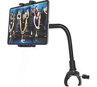 Cuxwill Gooseneck Tablet Mount Spin Bike Holder for 4-13" Tablet & Cell Phone, Long Arm Bicycle Mount for Elliptical Treadmill, Exercise Bicycle, for iPad Pro Mini, Galaxy Tab, Kindle Fire, iPhone 14