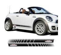 CUYENGT Car Door Side Stripes Skirt Sticker Style Body Decal, Fit For MINI Roadster R59 JCW Cooper S Accessories