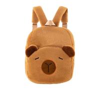 Cuyun Children's Backpack Bag Cute Cartoon Purse Machine Doll Storage Bag 5 15 Years Old (Brown, One Size)