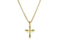 Cuz de Asturias Pendant Sterling Silver and Zirconia. Victory Cross became the Heraldic Emblem of the Principality of Asturias, Silver